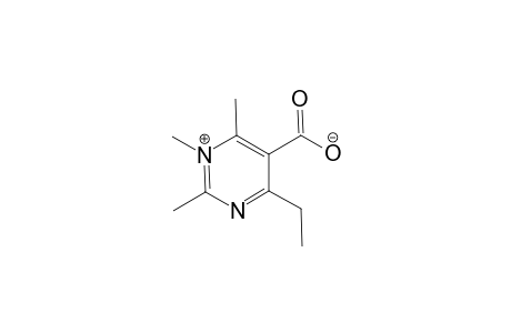 Pyrimidinium, 5-carboxy-4-ethyl-1,2,6-trimethyl-, hydroxide, inner salt