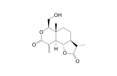 1-Hydroxymethyl-4-methylene-7,9a-dimethyl-2-oxa-cis-decalino[6,7-b]tetrafuran-3,7-dione