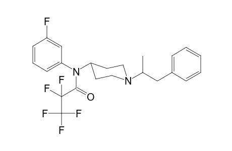 N-3-Fluorophenyl-N-[1-(1-phenylpropan-2-yl)piperidin-4-yl]pentafluoropropanamide