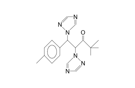 4,4-Dimethyl-1-(4-tolyl)-1,2-bis(1,2,4-triazolyl)-3-pentanone (A)