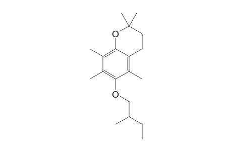 2,2,5,7,8-Pentamethyl-6-hydroxychroman, 2-methylbutyl ether