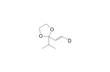 (E)-2-(2-Deuteriovinyl)-2-isopropyl-1,3-dioxolane