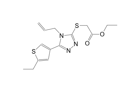 ethyl {[4-allyl-5-(5-ethyl-3-thienyl)-4H-1,2,4-triazol-3-yl]sulfanyl}acetate