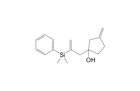 1-[2-[dimethyl(phenyl)silyl]allyl]-3-methylene-cyclopentanol