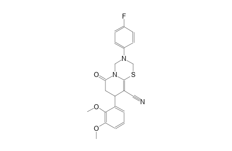2H,6H-pyrido[2,1-b][1,3,5]thiadiazine-9-carbonitrile, 8-(2,3-dimethoxyphenyl)-3-(4-fluorophenyl)-3,4,7,8-tetrahydro-6-oxo-