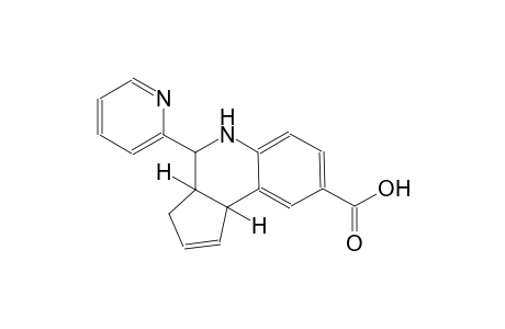 3H-cyclopenta[c]quinoline-8-carboxylic acid, 3a,4,5,9b-tetrahydro-4-(2-pyridinyl)-, (3aS,4R,9bR)-