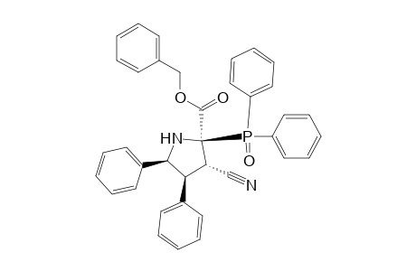 DL-Proline, 3-cyano-2-(diphenylphosphinyl)-4,5-diphenyl-, phenylmethyl ester, (2.alpha.,3.beta.,4.alpha.,5.alpha.)-