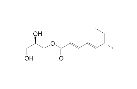 2,4-Octadienoic acid, 6-methyl-, 2,3-dihydroxypropyl ester, [R-[R*,S*-(E,E)]]-
