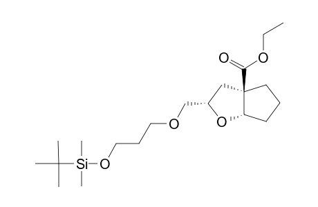 ETHYL-(1-RS,3-RS,5-RS)-3-(3-TERT.-BUTYLDIMETHYLSILYLOXYPROPYLOXYMETHYL)-5-(2-OXABICYCLO-[3.3.0]-OCTANE)-CARBOXYLATE