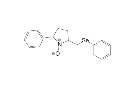 1-Oxidanidyl-5-phenyl-2-(phenylselanylmethyl)-3,4-dihydro-2H-pyrrol-1-ium
