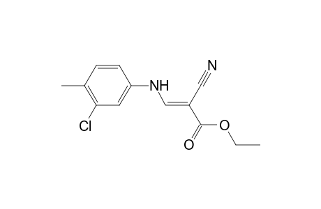 Ethyl (2E)-3-(3-chloro-4-methylanilino)-2-cyano-2-propenoate