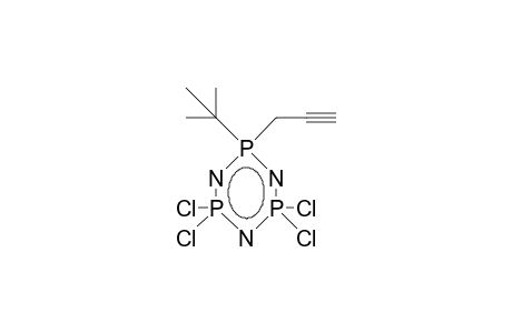 1-tert-Butyl-1-(2-propynyl)-tetrachloro-phosphacene