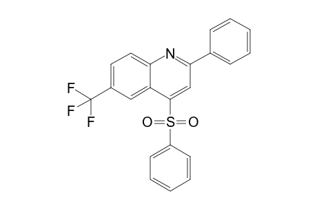 2-Phenyl-4-(phenyl)sulfonyl-6-trifluoromethylquinoline