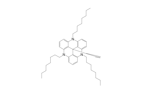 12c-Ethynyl-4,8,12-tri-n-octyl-4,8,12-triazatriangulene