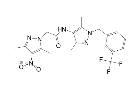 2-(3,5-dimethyl-4-nitro-1H-pyrazol-1-yl)-N-{3,5-dimethyl-1-[3-(trifluoromethyl)benzyl]-1H-pyrazol-4-yl}acetamide