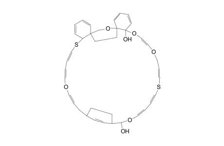 6,9:20,23-Dietheno-29H,37H-dibenzo[i,e1][1,4,7,16,25,11,30]pentaoxad ithiacyclotritriacontin, 11,12,13,14,15,16,17,18,31,32,34,35-dodecahydro-, 5,24-dioxide, [5S-(5R*,24R*)]-