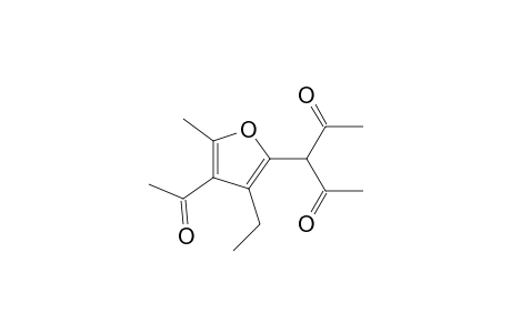3-(4-Acetyl-3-ethyl-5-methyl-2-furanyl)-2,4-pentanedione