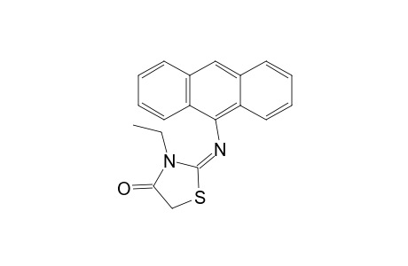 3-Ethyl-2-(anthracen-9'-yl)imino-1,3-thiazolidin-4-ones