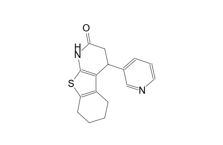 benzo[4,5]thieno[2,3-b]pyridin-2(1H)-one, 3,4,5,6,7,8-hexahydro-4-(3-pyridinyl)-