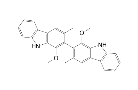 2,2'-Bis(1-methoxy-3-methyl-9H-carbazole) Dimeric murrayafoline A