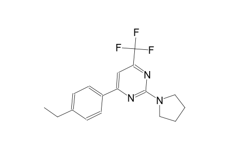 pyrimidine, 4-(4-ethylphenyl)-2-(1-pyrrolidinyl)-6-(trifluoromethyl)-
