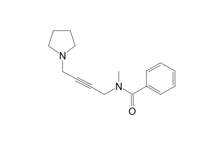 Benzamide, N-methyl-N-[4-(1-pyrrolidinyl)-2-butynyl]-