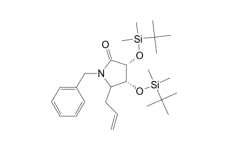 (3R,4R)-3,4-Bis[(tert-Butyldimethylsilyl)oxy]-5-allyl-1-benzyl-2-pyrrolidineone