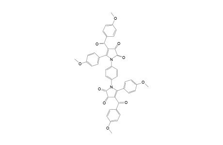 1,4-BIS-[4-(4-METHOXYBENZOYL)-5-(4-METHOXYPHENYL)-2,3-DIHYDRO-1H-PYRROLE-2,3-DIONE-1-YL]-BENZENE