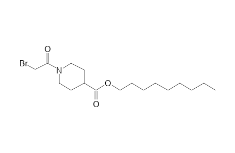 Isonipecotic acid, N-(bromoacetyl)-, nonyl ester