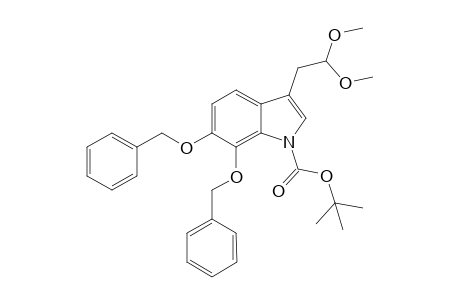 6,7-bis(Benzyloxy)-1-(t-butoxycarbonyl)-3-[2',2'-dimethoxyethyl]ndole