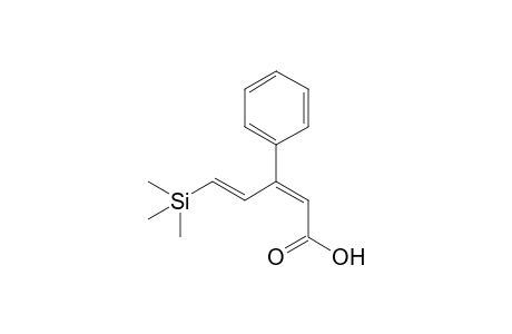 (2E,4E)-3-Phenyl-5-(trimethylsilyl)penta-2,4-dienoic Acid