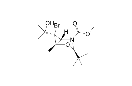 Methyl (1S,3R,5R,6R)-6-bromo-3-(t-butyl)-6-(1-hydroxy-1-methylethyl-1-methyl-2-oxa-4-azabicyclo[3.1.0]hexane-4-carboxylate