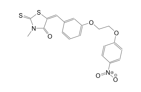 4-thiazolidinone, 3-methyl-5-[[3-[2-(4-nitrophenoxy)ethoxy]phenyl]methylene]-2-thioxo-, (5E)-