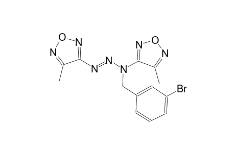 3-[(2E)-1-(3-bromobenzyl)-3-(4-methyl-1,2,5-oxadiazol-3-yl)-2-triazenyl]-4-methyl-1,2,5-oxadiazole