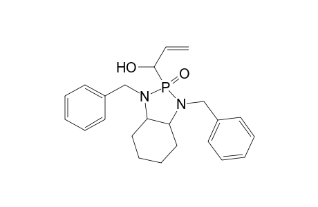 2-(1'-Hydroxyprop-2'-enyl)-2,3,3a,4,5,6,7,7a-octahydro-1,3-dibenzyl-1H-1,3,2-benzodiazaphosphole 2-Oxide