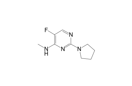 4-Pyrimidinamine, 5-fluoro-N-methyl-2-(1-pyrrolidinyl)-