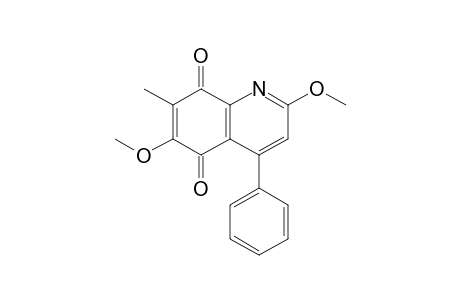 2,6-Dimethoxy-7-methyl-4-phenyl-5,8-quinolinedione