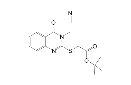(3-Cyanomethyl-4-oxo-3,4-dihydro-quinazolin-2-ylsulfanyl)-acetic acid tert-butyl ester