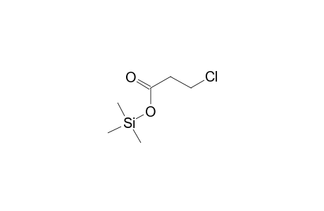 Propanoic acid <3-chloro->, mono-TMS