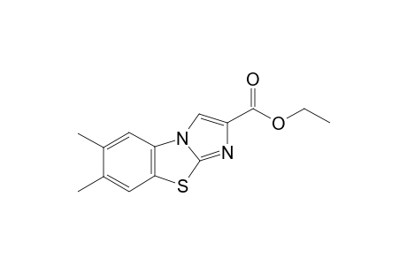 6,7-dimethylimidazo[2,1-b][1,3]benzothiazole-2-carboxylic acid ethyl ester
