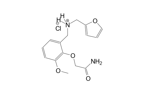 2-furanmethanaminium, N-[[2-(2-amino-2-oxoethoxy)-3-methoxyphenyl]methyl]-, chloride