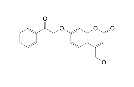 4-(methoxymethyl)-7-phenacyloxy-1-benzopyran-2-one