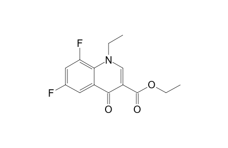 6,8-DIFLUORO-1,4-DIHYDRO-1-ETHYL-4-OXOQUINOLINE-3-CARBOXYLIC-ACID-ETHYLESTER