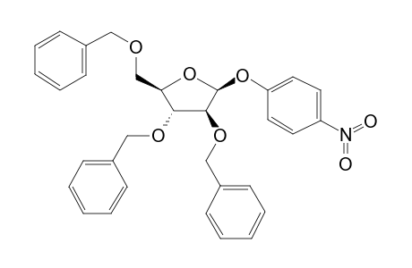 p-Nitrophenyl tribenzyl-.beta.-D-arabinofuranoside