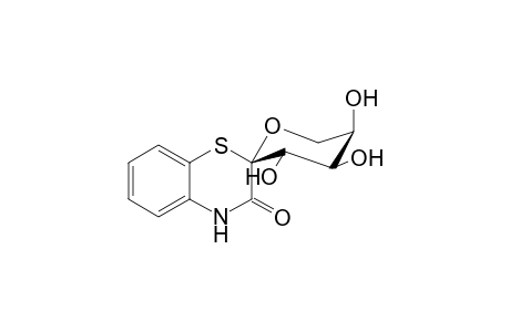 3',4',5'-Trihydroxy-D-arabino-2H-(1,4)-benzothiazine-2-spiro[2'-pyran-3(4H)-one]