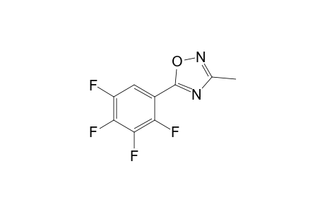 3-Methyl-5-(2,3,4,5-tetrafluorophenyl)-1,2,4-oxadiazole