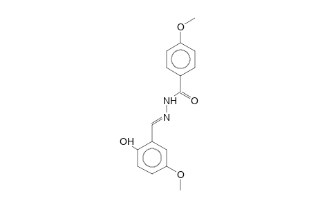 N'-[(E)-(2-Hydroxy-5-methoxyphenyl)methylidene]-4-methoxybenzohydrazide