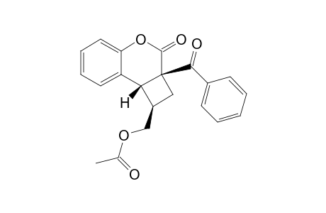 rel-(1R,2aR,8bR)-1-Acetoxymethyl-2a-benzoyl-1,2,2a,8b-tetrahydro-3H-benzo[b]cyclobuta[d]pyran-3-one
