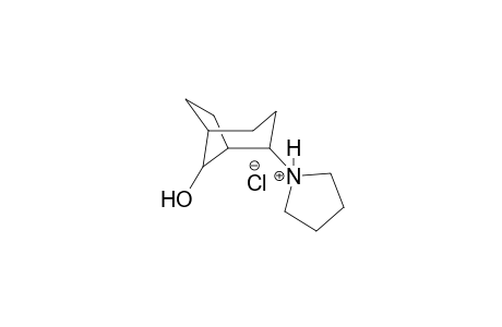 1-(8-hydroxybicyclo[3.2.1]oct-2-yl)pyrrolidinium chloride