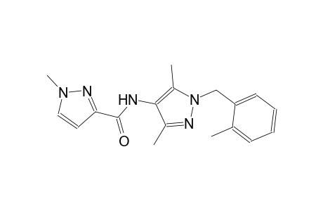 N-[3,5-dimethyl-1-(2-methylbenzyl)-1H-pyrazol-4-yl]-1-methyl-1H-pyrazole-3-carboxamide